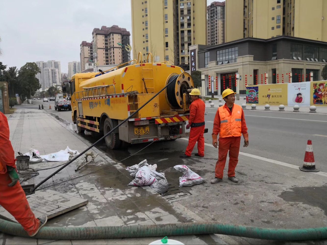 博乐排污管道清淤-管道清洗